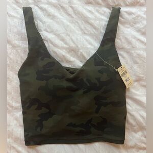 Aerie Offline Real Me Low Key Longline Sports Bra Padded Tank